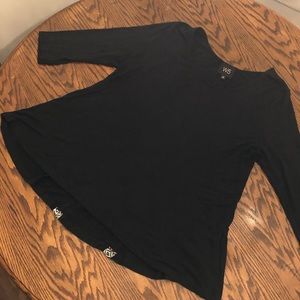 W5-Anthropologie Flare Top Size XL Black